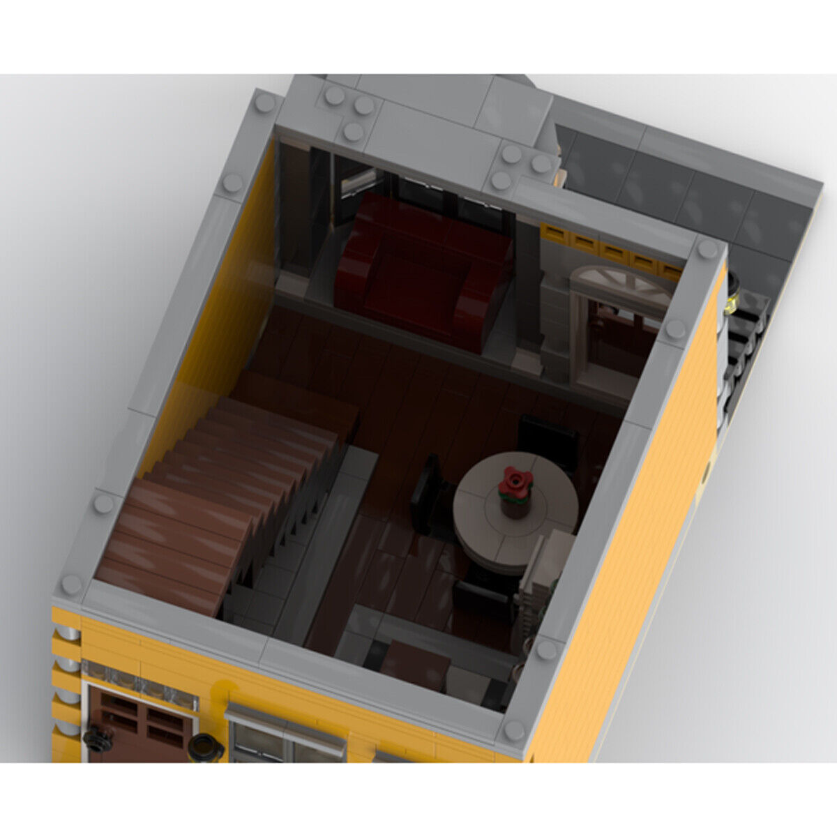 C4311 Modular Home with Interior Building Toys for Collection 2407 Parts-ZITIANYOUBUILD