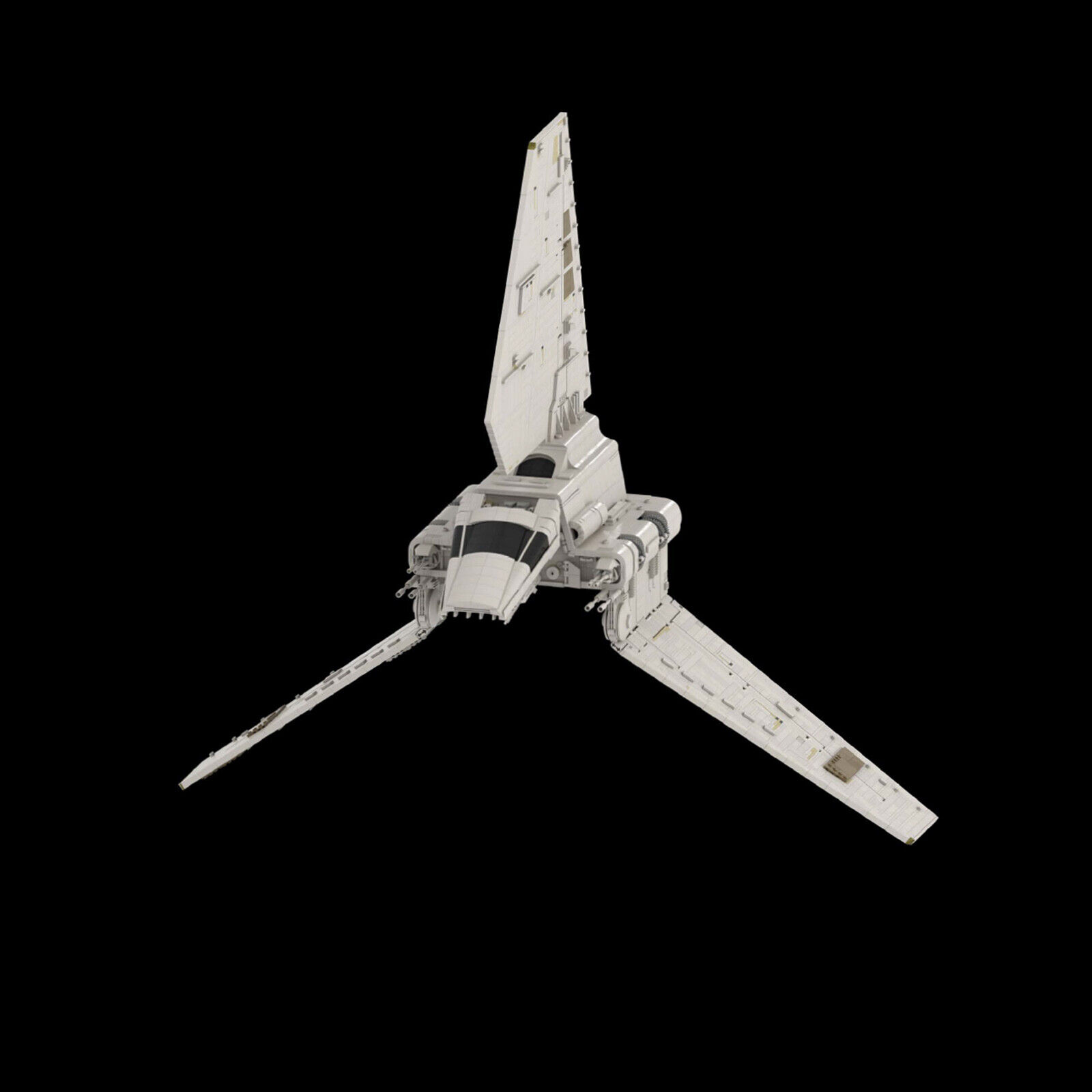 ZITIANYOUBUILD C4952 Imperial Shuttle with Power Functions and Display Stand-ZITIANYOUBUILD
