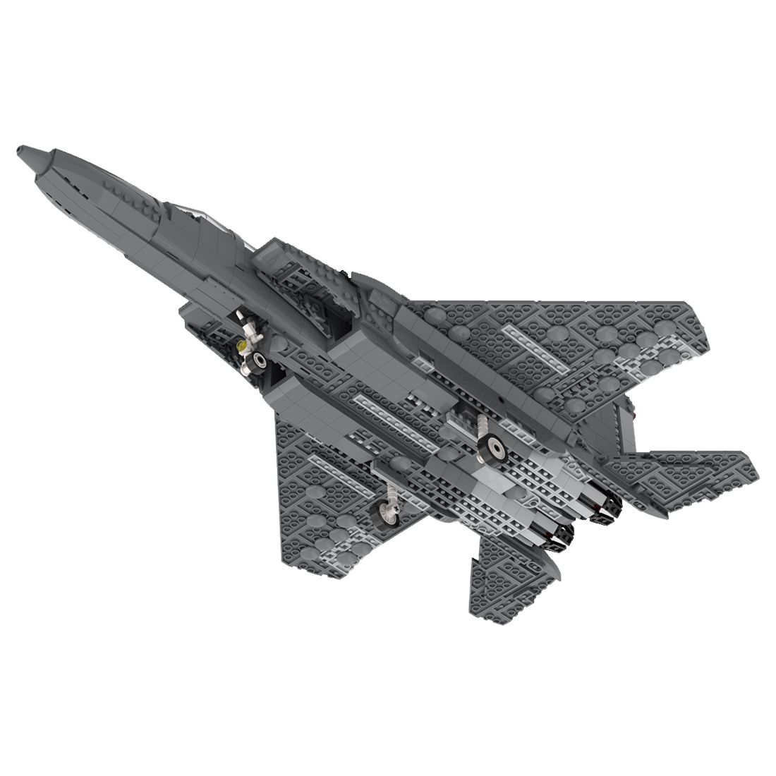 Custom MOC-29950 F-15 E Strike Eagle 1261 Parts Toys Gift for Christmas-ZITIANYOUBUILD
