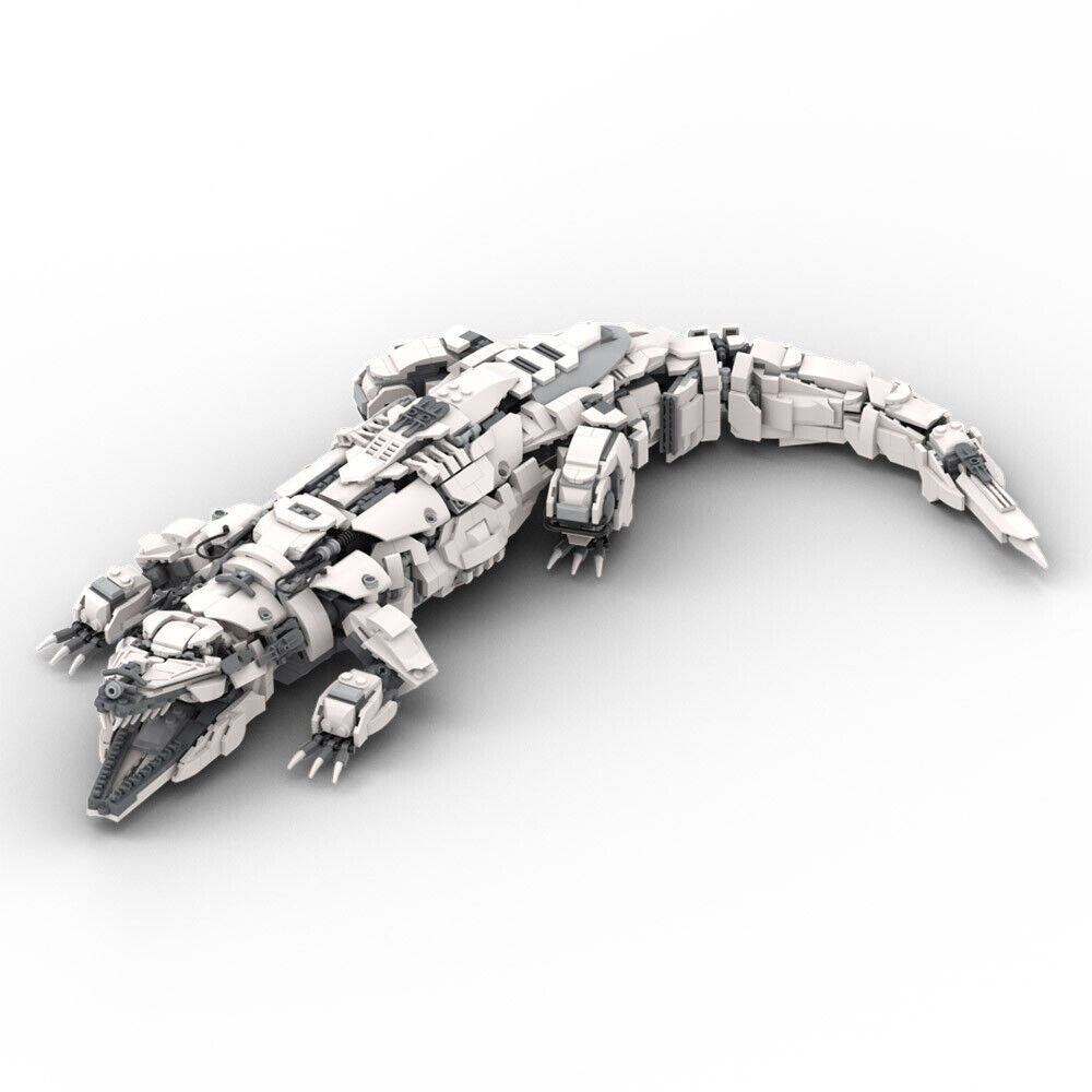Custom MOC: C9255 Crocodile Mech 1450 Parts Creative Toys from Game-ZITIANYOUBUILD