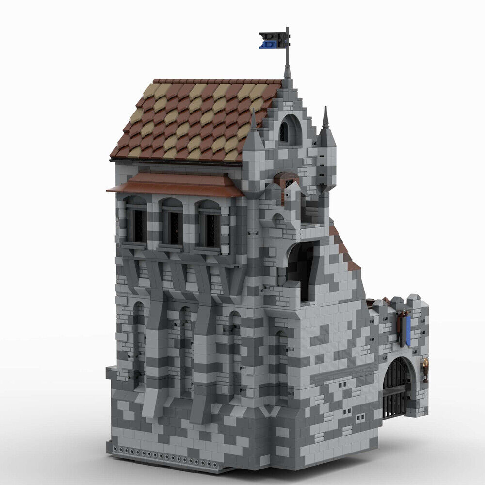 MOC-131232 Prison and Writing Rooms Expansion for Medieval Castle 4820 Parts-ZITIANYOUBUILD