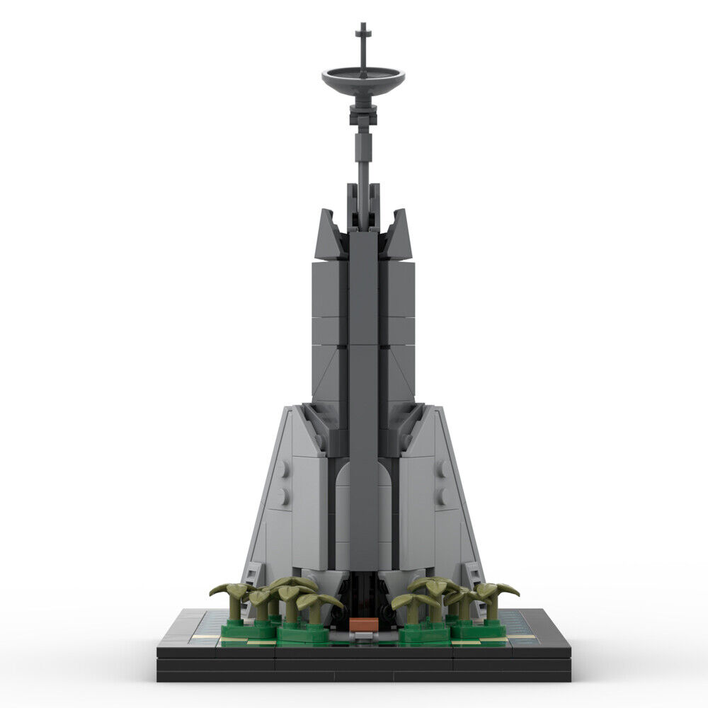 MOC-150508 Scarif Citadel Tower - Architecture Scale from Movie 294 Parts-ZITIANYOUBUILD