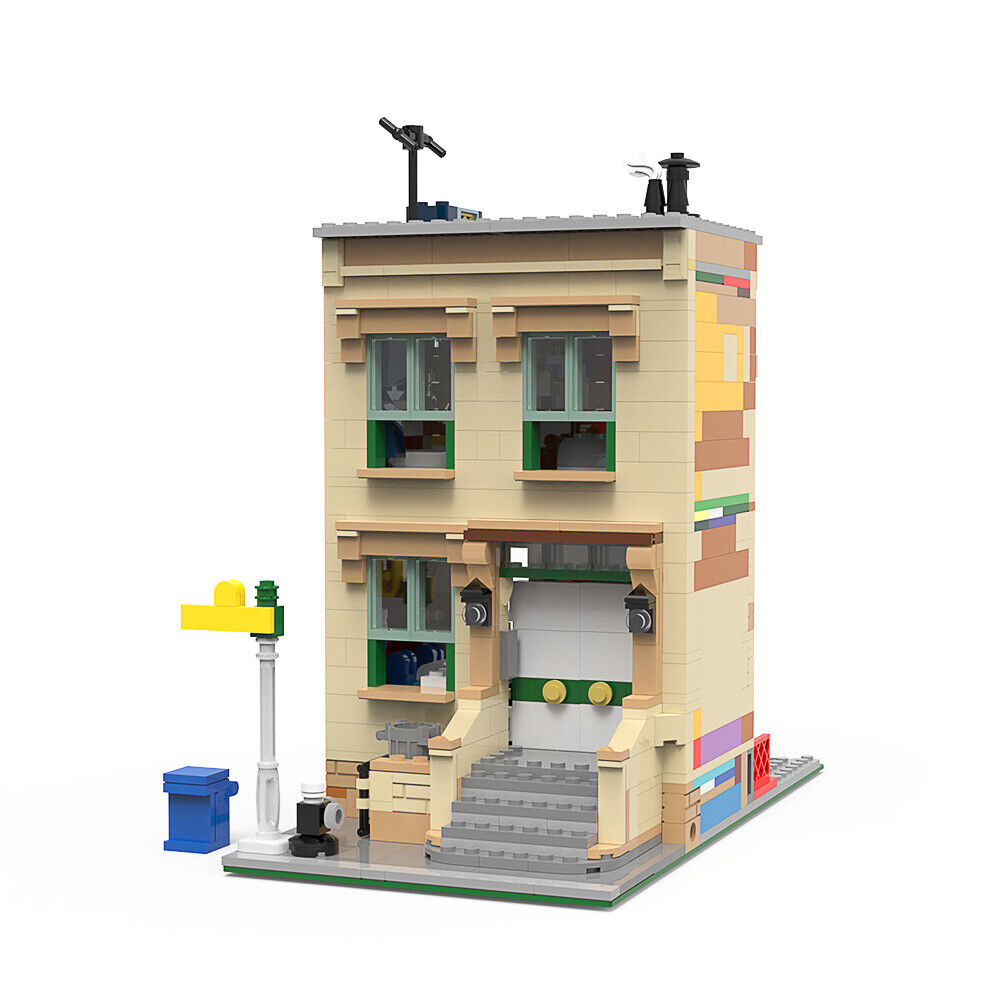 YOUFOY Modular Building Street with Interiors for Collection 944 Pieces MOC-ZITIANYOUBUILD