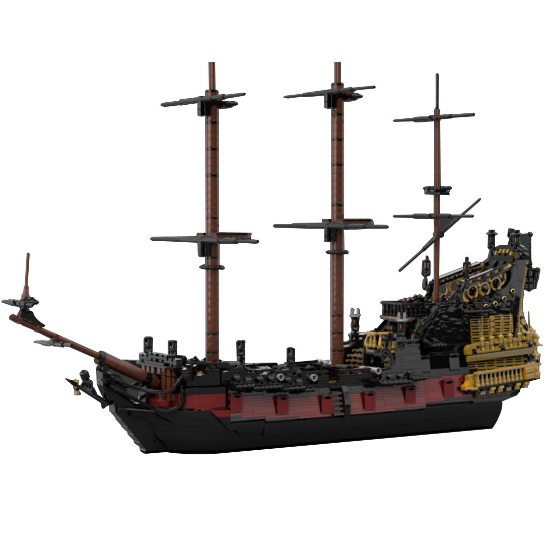 Custom MOC-124924 Queen Anne's Revenge Pirate Ship (4749 Parts) Toys Gift for Christmas