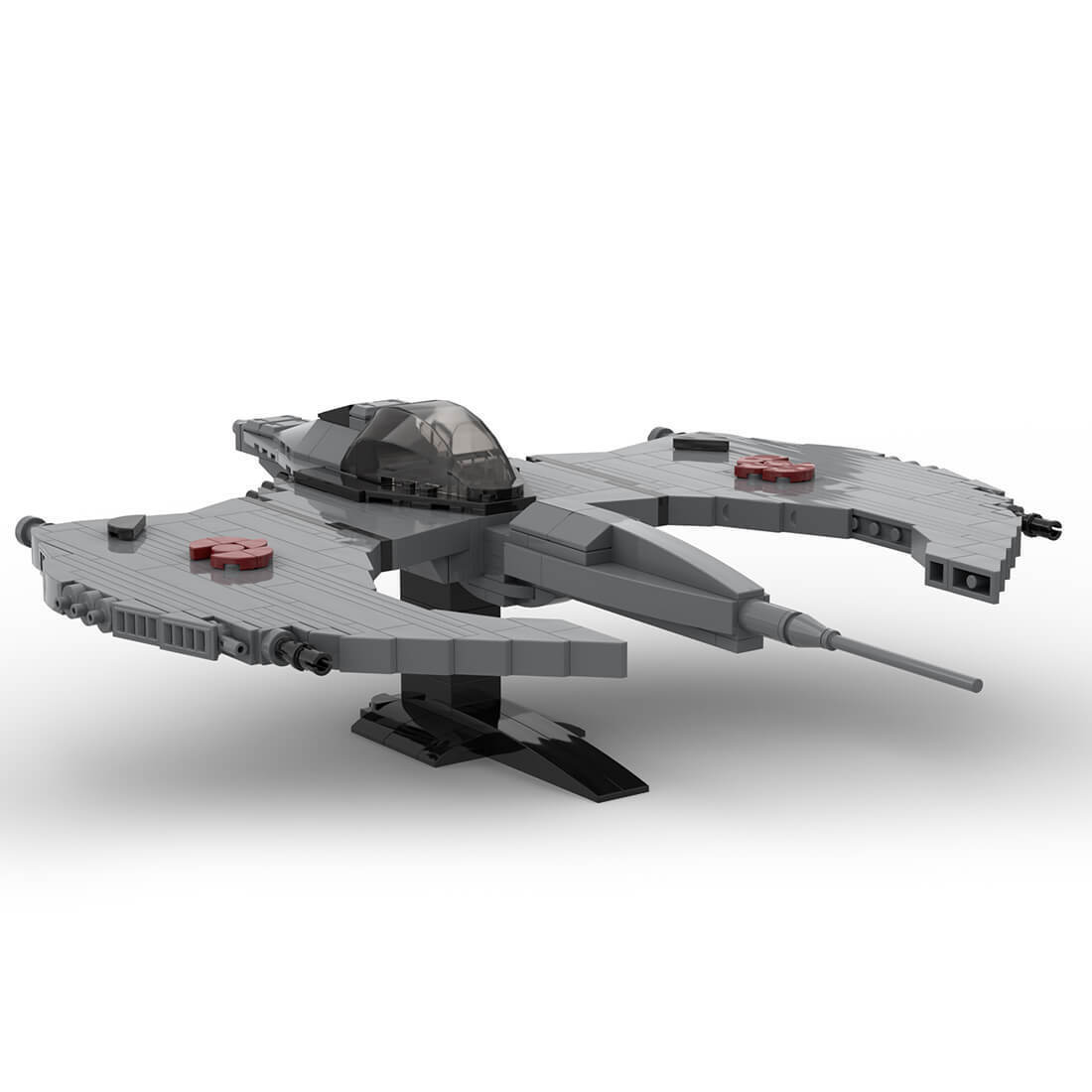 Custom MOC-141357 Scarran-Predator Future Star Warship 334 Parts for Christmas-ZITIANYOUBUILD