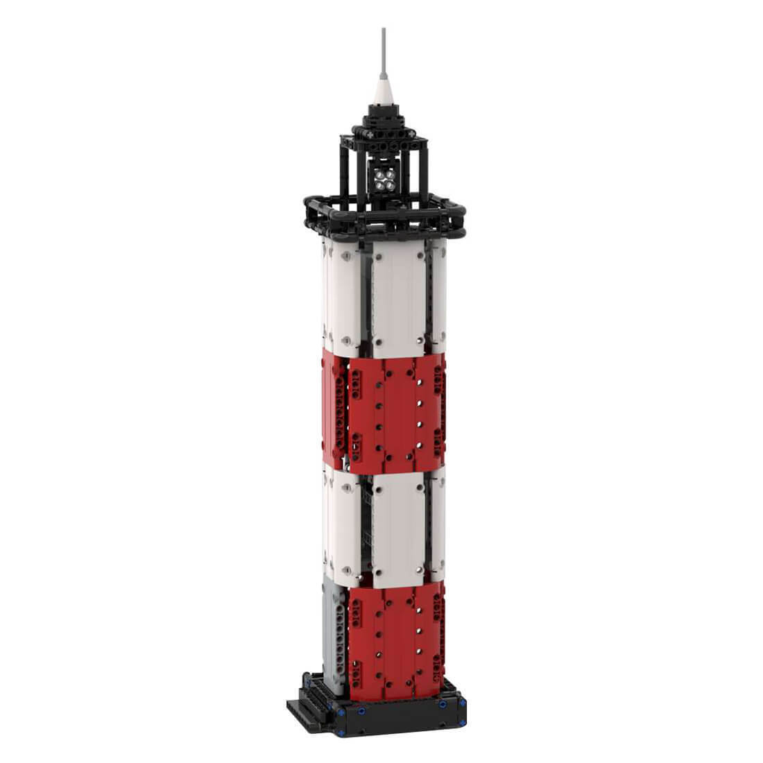 Custom MOC-70910 Rotatable Lighthouse 400 Parts Kids Gift for Christmas-ZITIANYOUBUILD