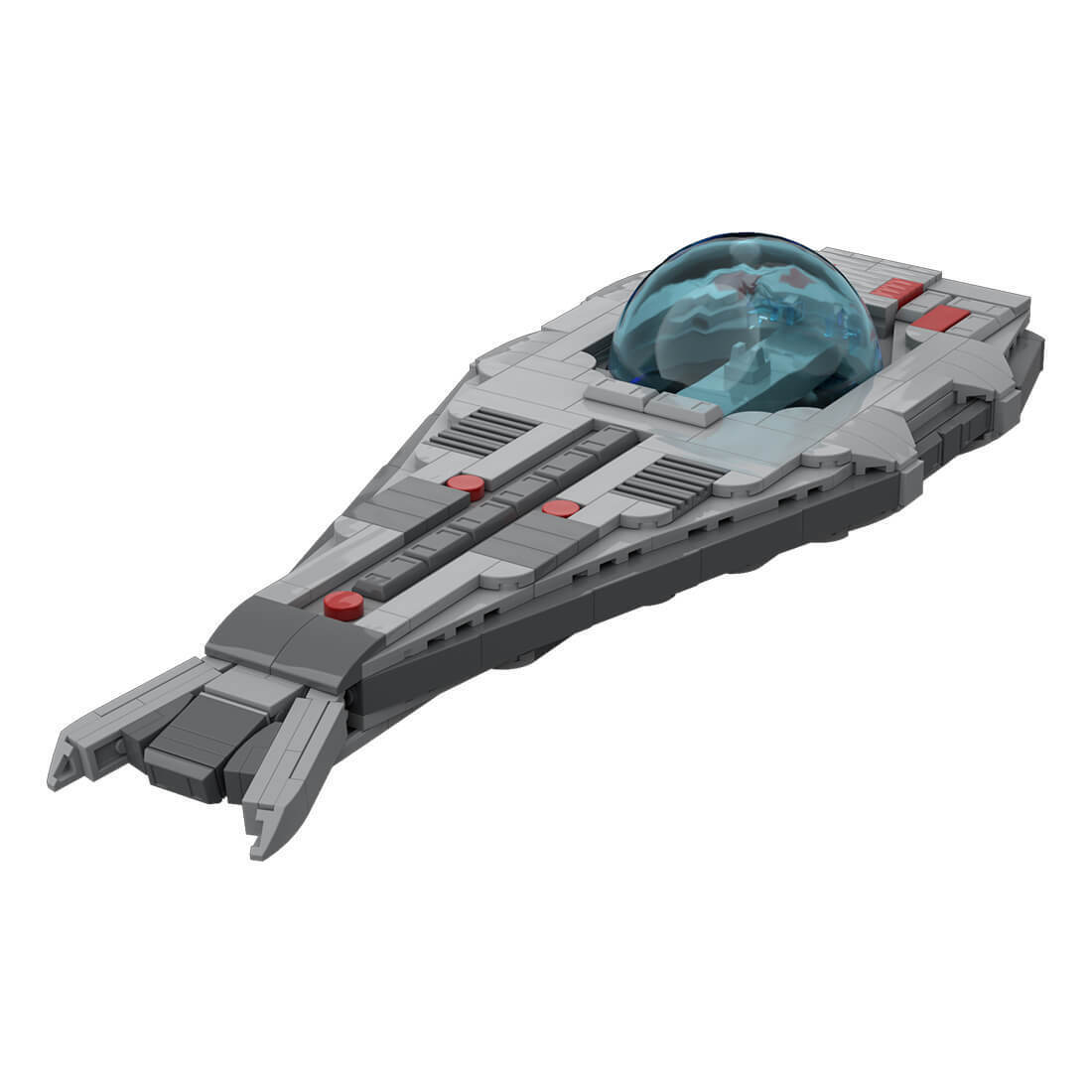 Custom MOC-119084 Tarellian Plague-Vessel Space Ship 470 Parts for Christmas-ZITIANYOUBUILD