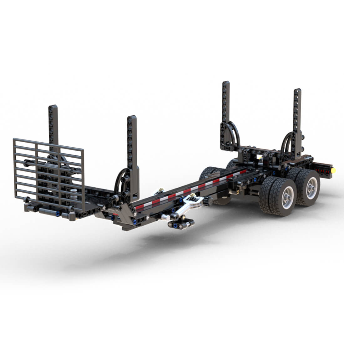 Custom MOC-138765 American Truck Logging Trailer Model 472 Parts Kids Gift-ZITIANYOUBUILD