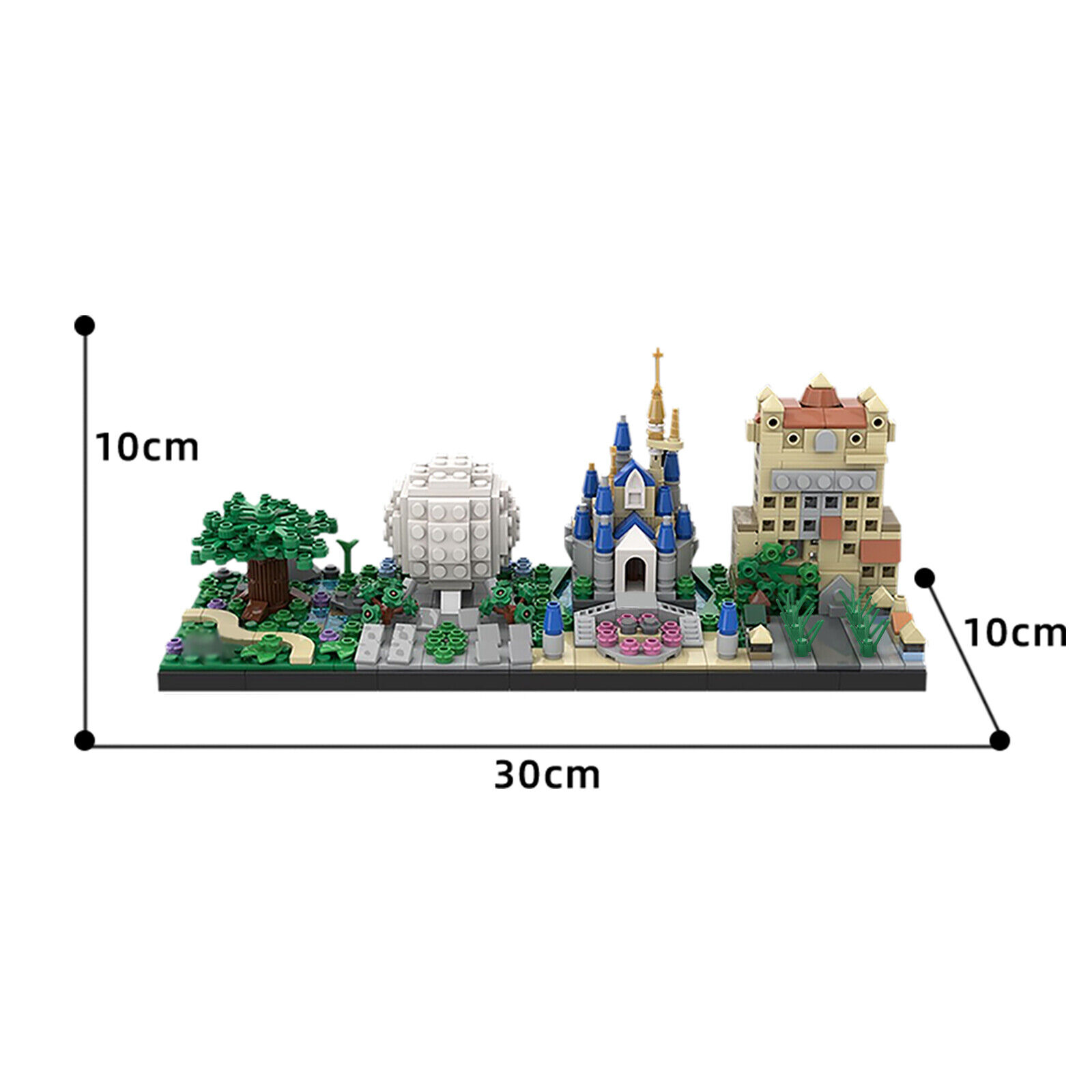C5002 Theme Park Architecture Skyline Building Toys Set 687 Parts Gift-ZITIANYOUBUILD