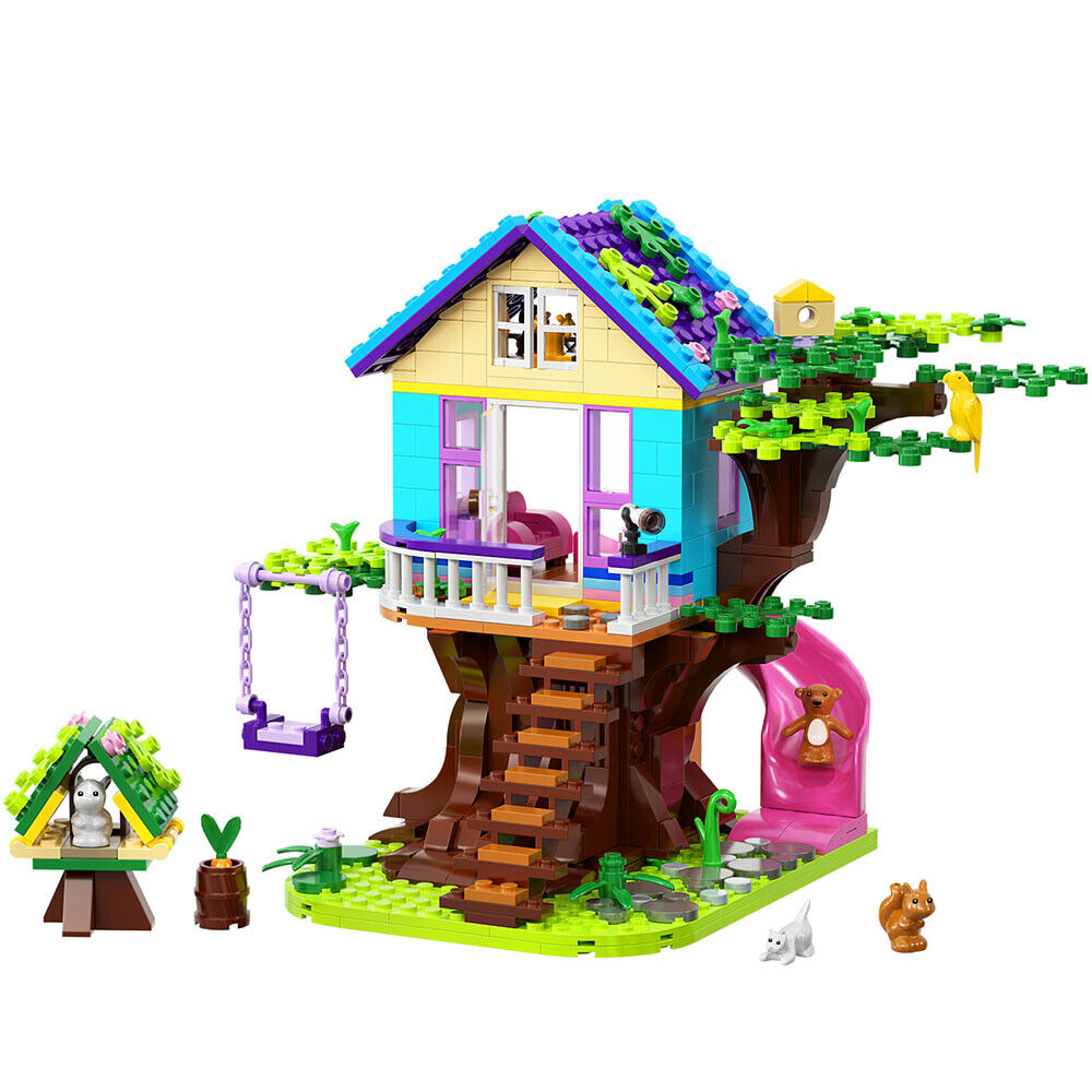 Tiny Tree House Model with Original Box & Paper Instructions 532 Parts-ZITIANYOUBUILD