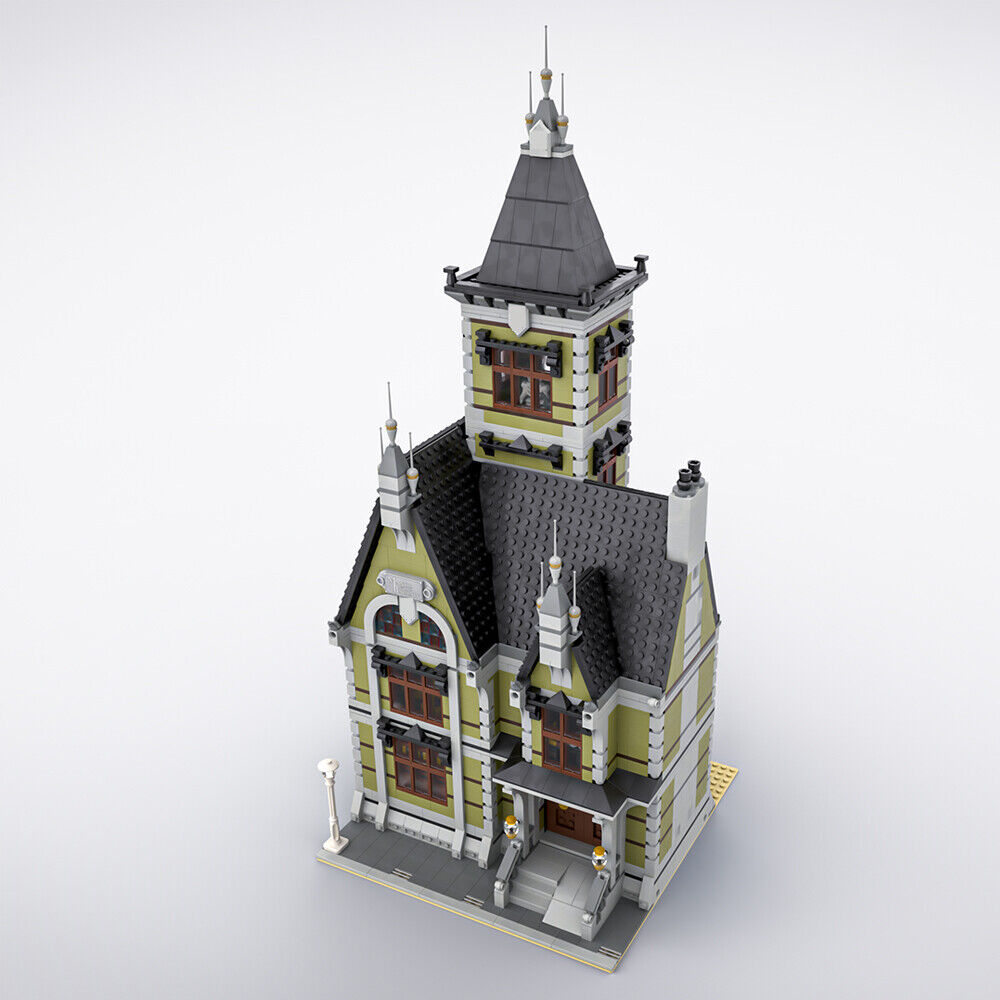 MOC-49479 Modular Building: Old Mansion Haunted House Modification 3723 Parts-ZITIANYOUBUILD