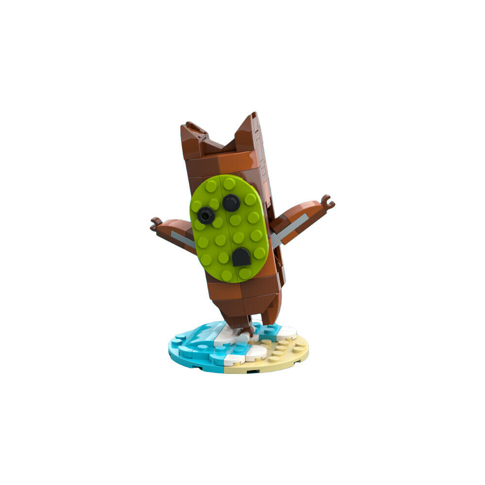 Custom MOC: C7815Y02 Brown Korok Ya Ha Ha 119 Parts & Packs Gift for Christmas-ZITIANYOUBUILD