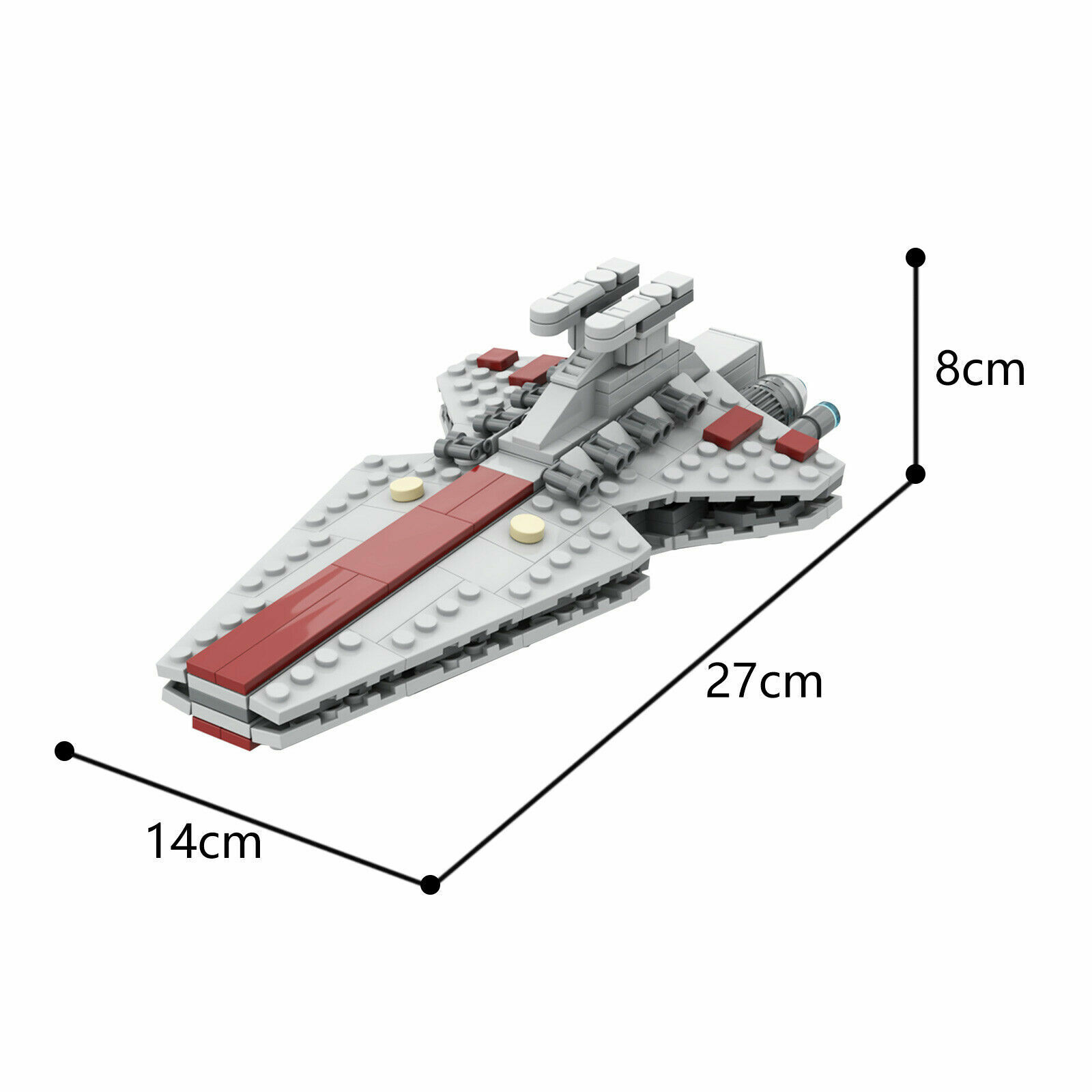 ZITIANYOUBUILD Custom MOC: MOC-53074 Republic Venator Bundle Star Destroyer-ZITIANYOUBUILD