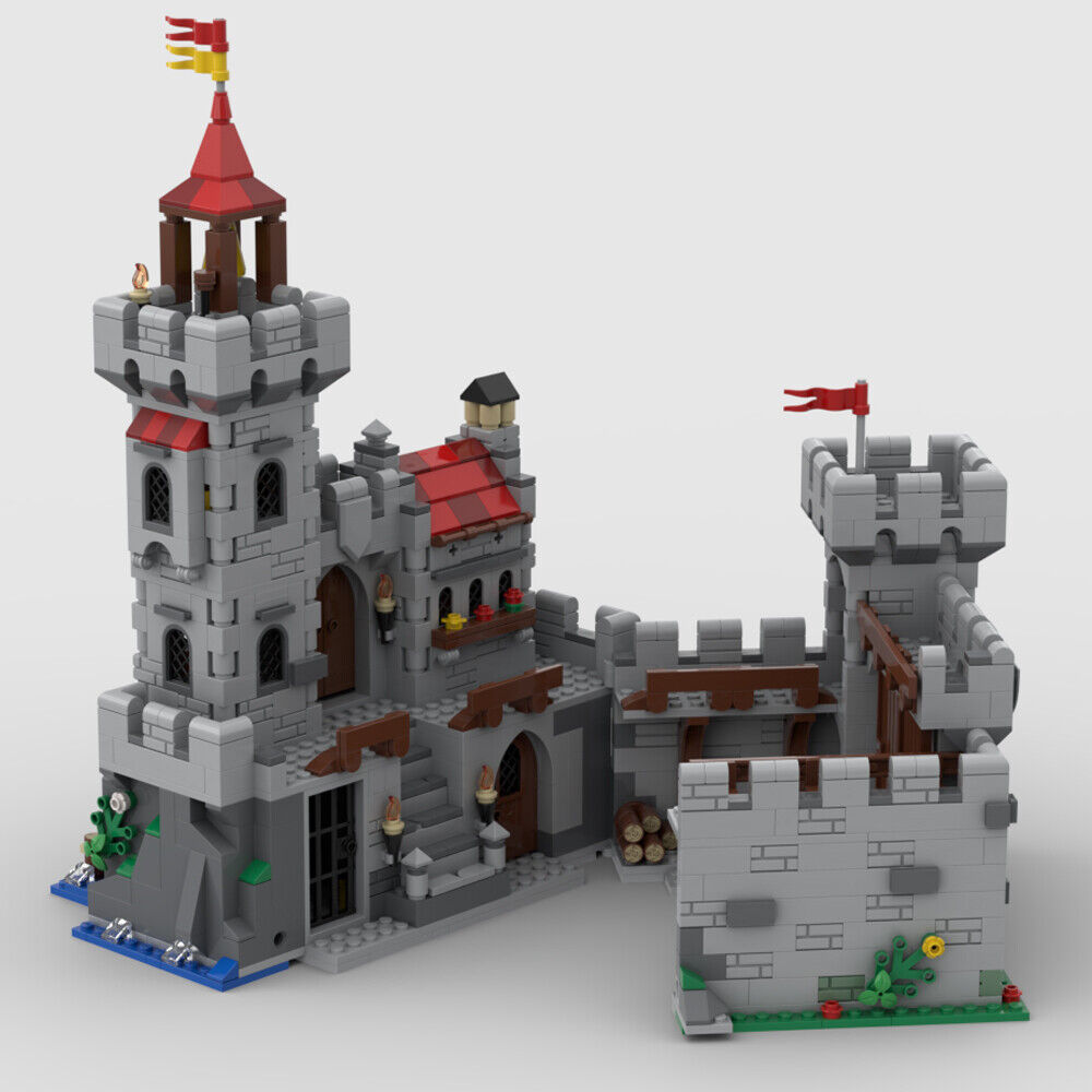 MOC-159182 Castle with Royal Bedroom, Weapons Room and Watchtower 1516 Parts-ZITIANYOUBUILD