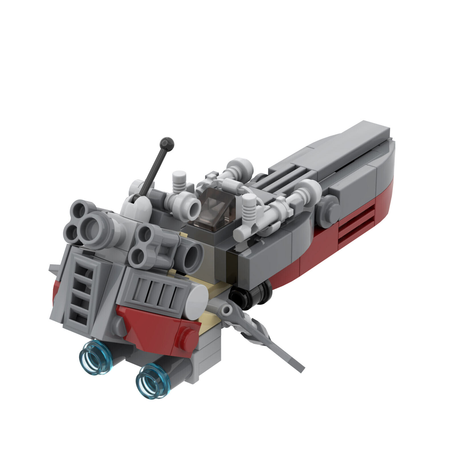 Custom MOC: C6352 Speeder Bike BARC Speeder Model 104 Parts Gift for Christmas-ZITIANYOUBUILD