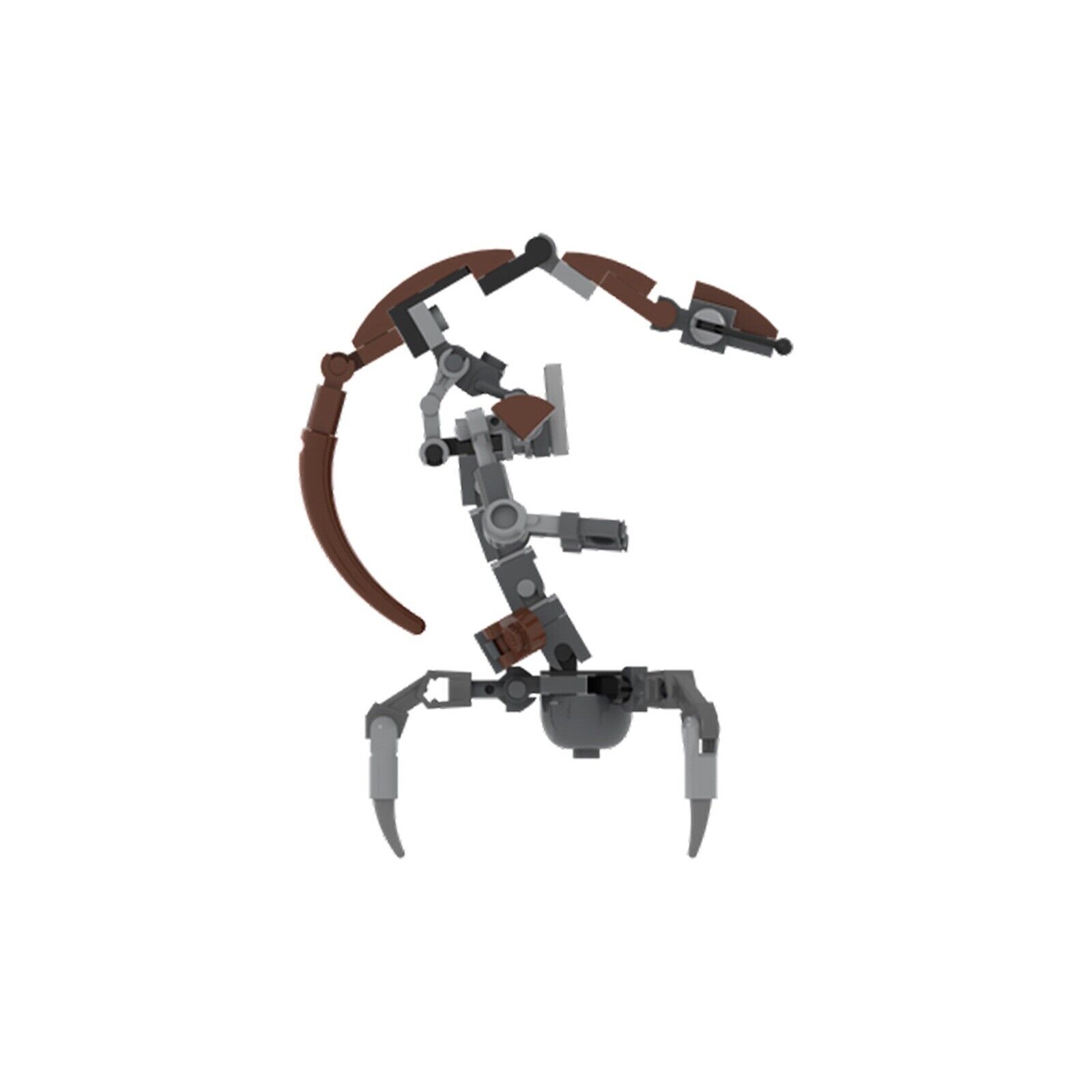 Custom MOC: MOC-64737 Droideka with Deployed Form and Wheel/Mobility Form-ZITIANYOUBUILD