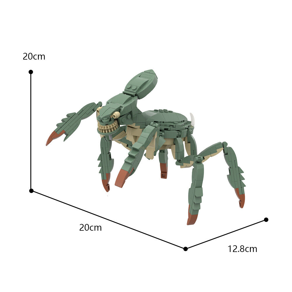 Custom MOC: C7986 The Acklay Beast 405 Parts from Movie for Collection-ZITIANYOUBUILD