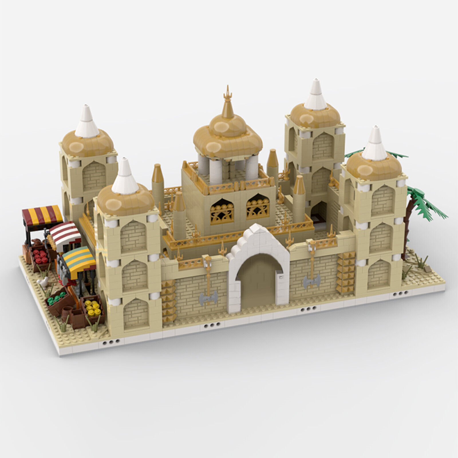 C5352 Modular Palace Desert Village Model Building Toys Set 3126 Parts-ZITIANYOUBUILD