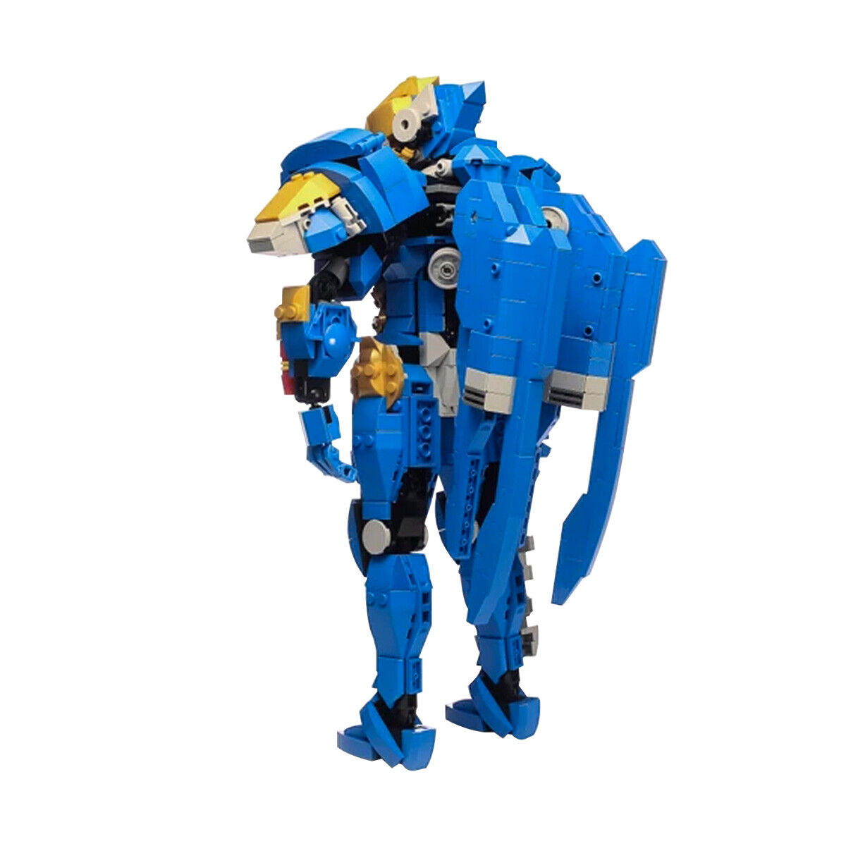 C5009 Game Character: Egyptian Woman with Blue Combat Suit 1385 Parts-ZITIANYOUBUILD