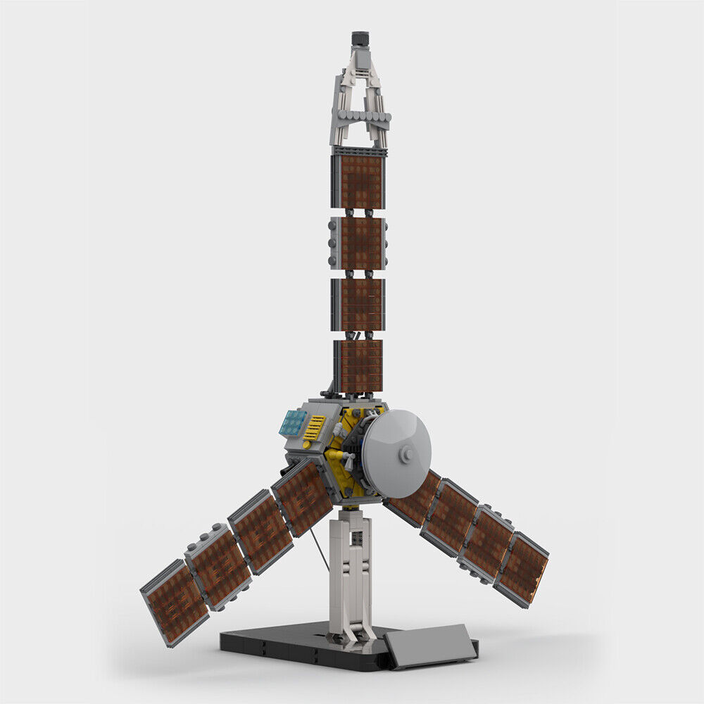 C9174 Juno Spacecraft: A Space Probe Orbiting the Planet Jupiter 1267 Parts-ZITIANYOUBUILD