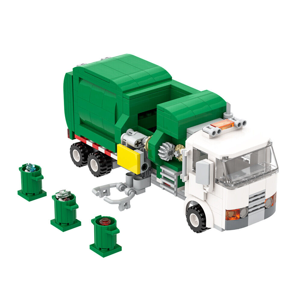 C5333 Automated Garbage Truck Educational Toy Sets Gift for Kids Creative Toys-ZITIANYOUBUILD