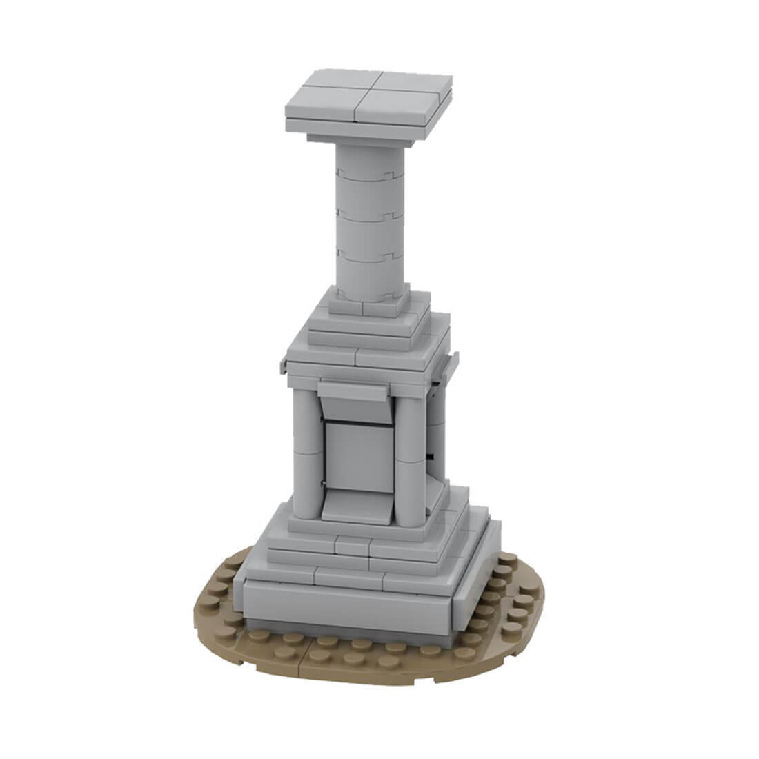 Custom MOC-78751 Medieval Knight Statue 118 Parts Toys Gift for Christmas-ZITIANYOUBUILD