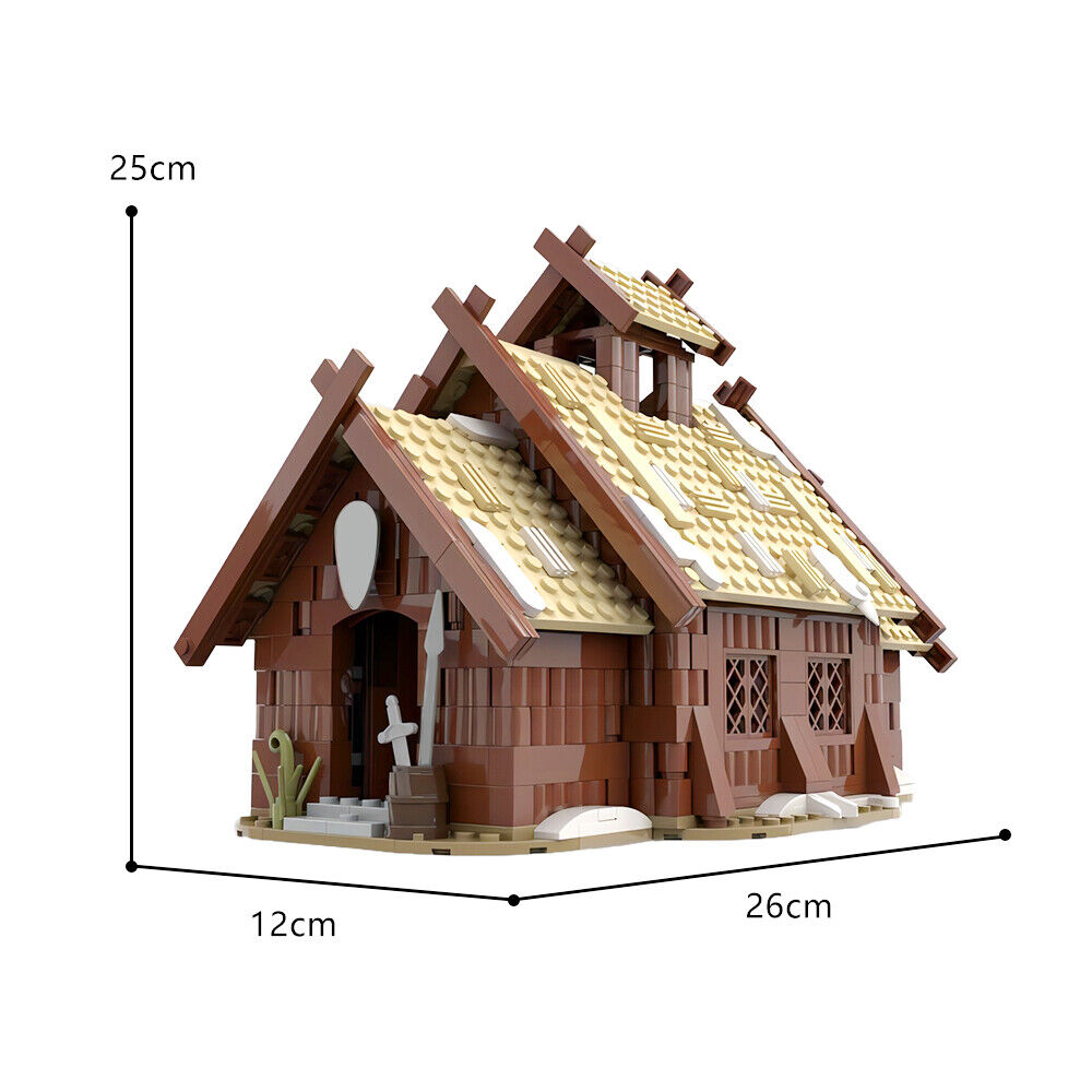 C9341 Mead Hall Modular Building with Interior 745 Parts Building Toys Set-ZITIANYOUBUILD