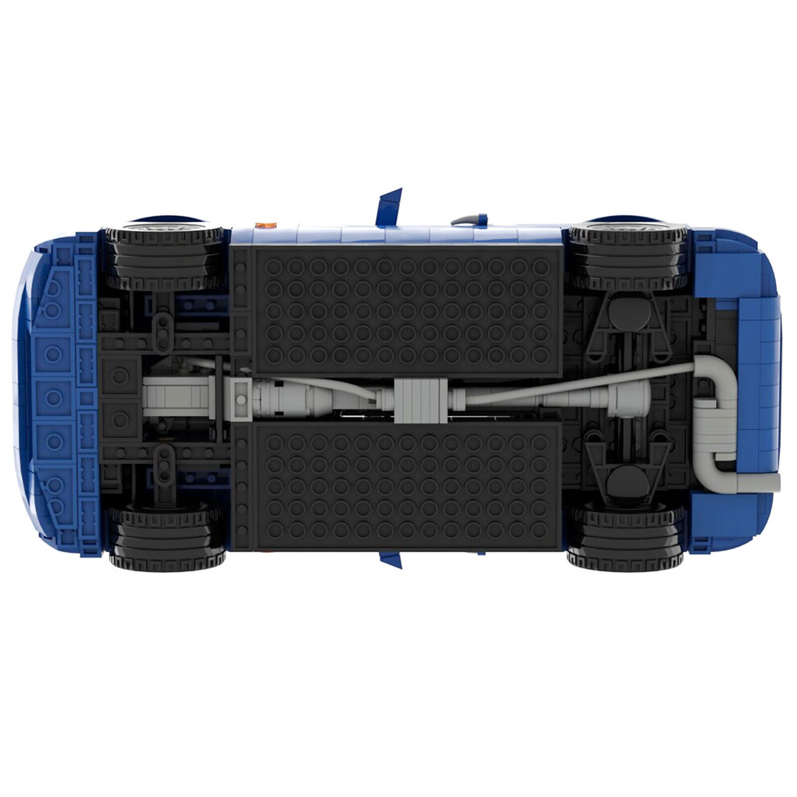 Custom MOC: C409 Convertible Car Cabriolet and 1352 Parts Gift for Christmas-ZITIANYOUBUILD