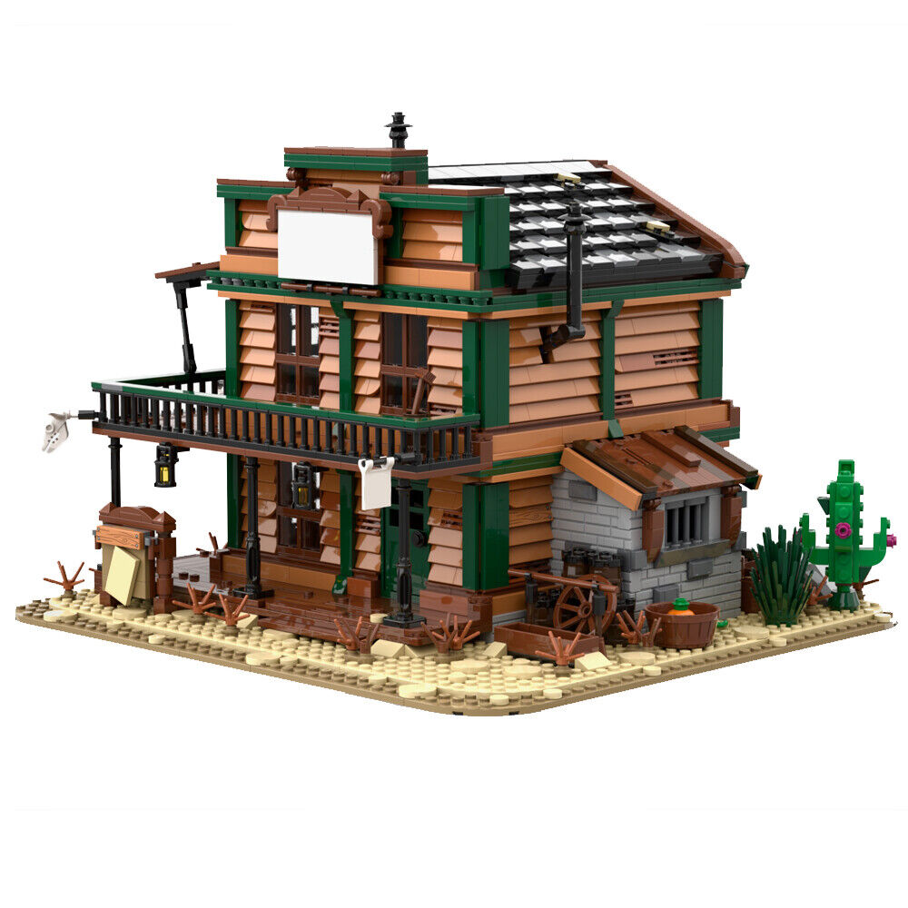 MOC-151938 Sheriff's Office A Two-story Detached Building 3035 Parts Gift-ZITIANYOUBUILD