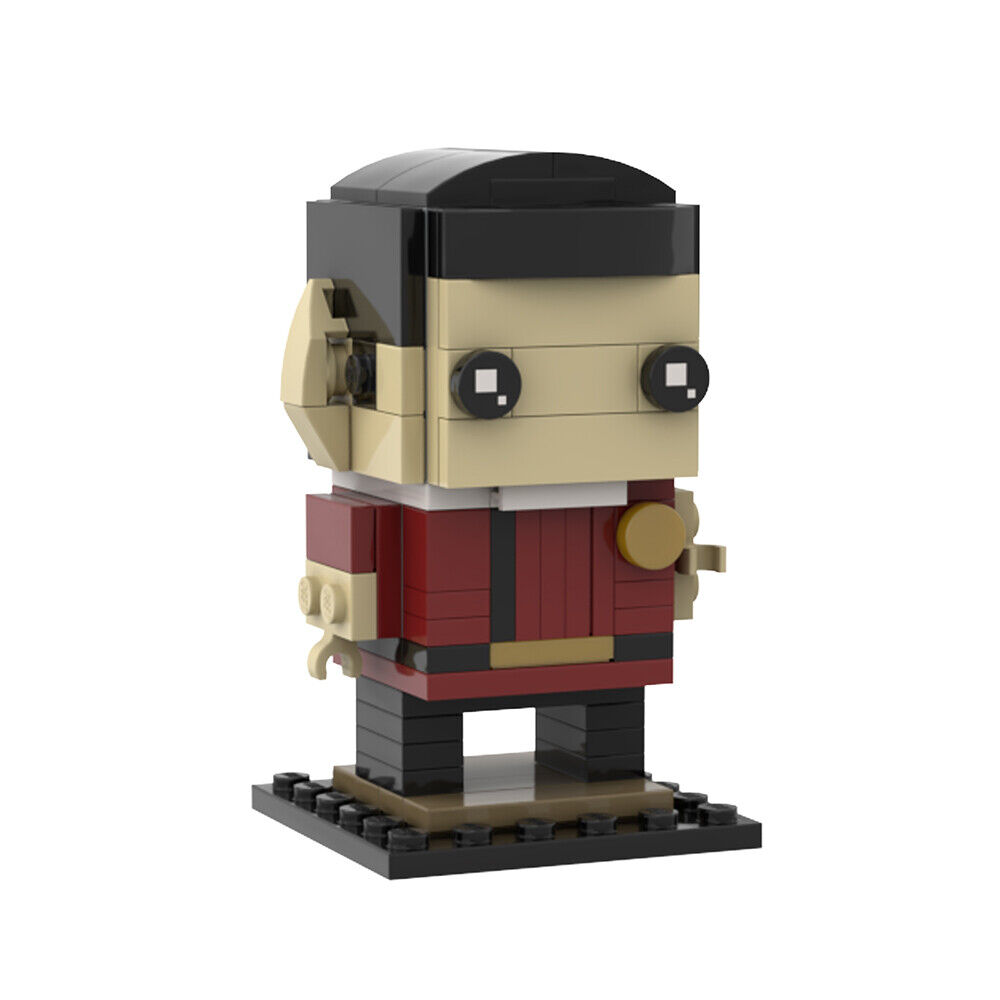Custom MOC: C7528 NC7528 Spock ST Brickheadz from TV Series 107 Parts-ZITIANYOUBUILD