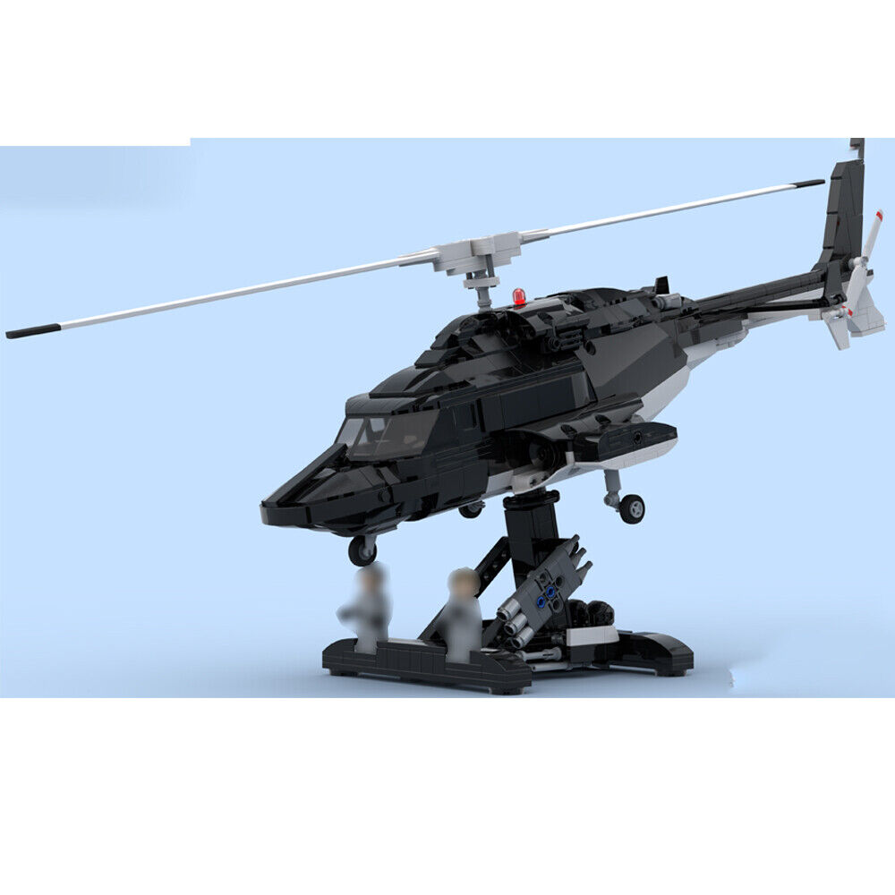 MOC-149250 Featured Helicopter with Display Stand from TV Series 1039 Parts-ZITIANYOUBUILD