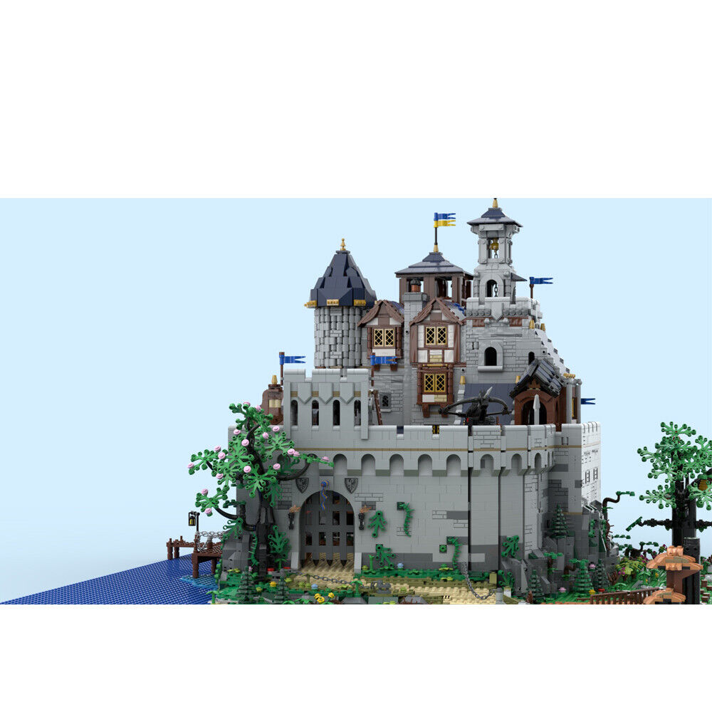 MOC-161565 Medieval Royal Castle with Fully Detailed Interior 10653 Parts-ZITIANYOUBUILD