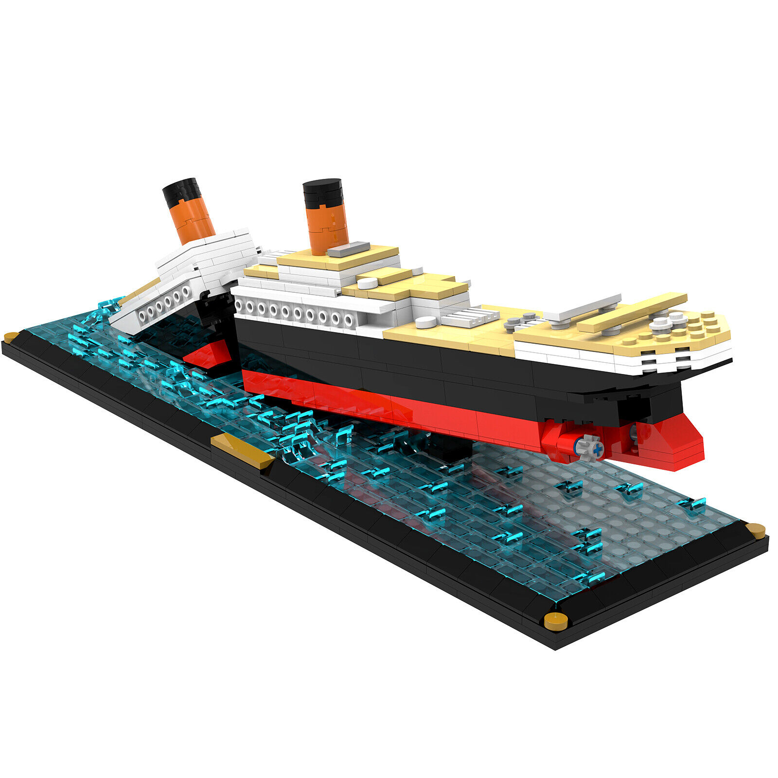 C5152 Passenger Liner Ship Sinking Scene Building Toys Set 782 Parts-ZITIANYOUBUILD