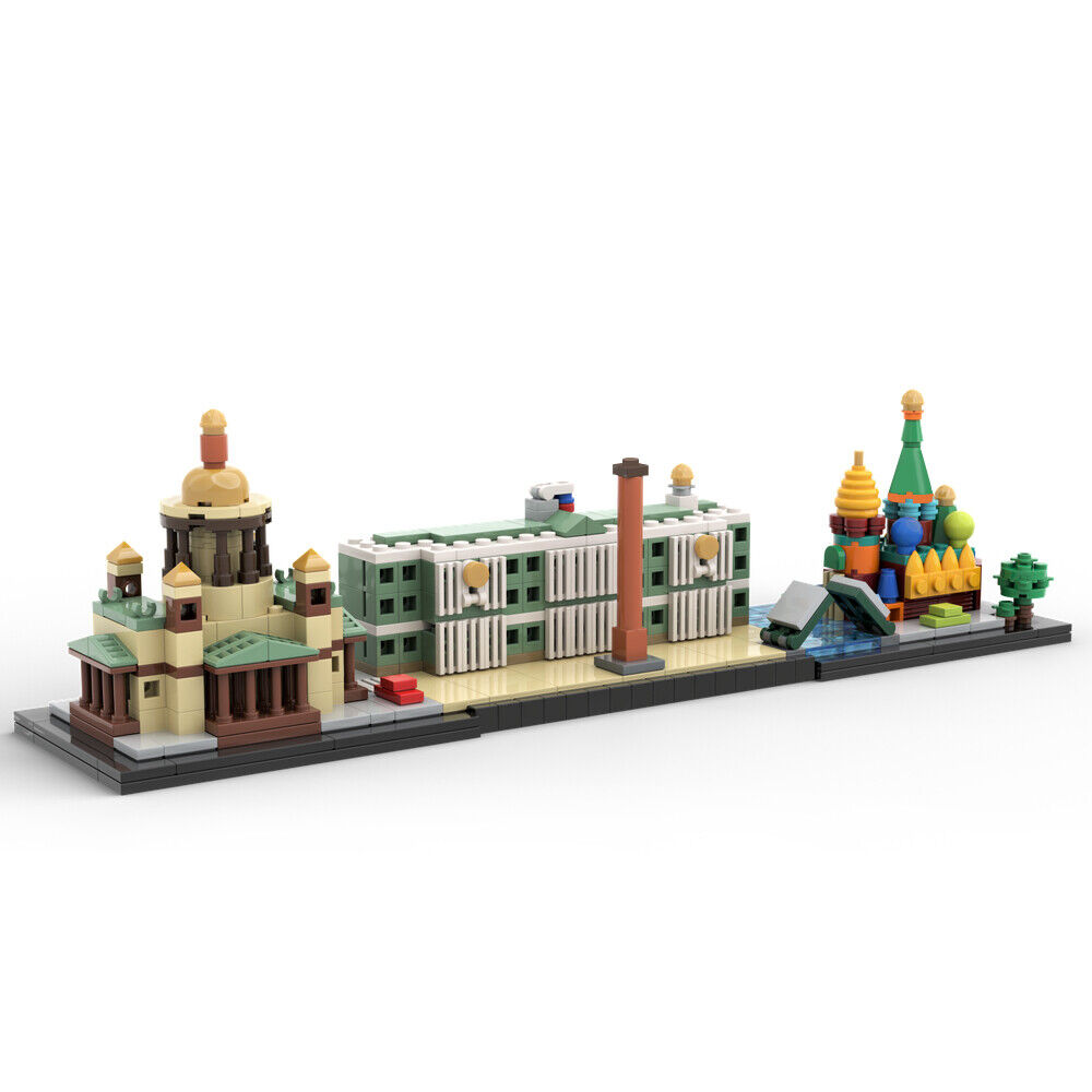 C7552 Micro Saint Petersburg Model Skyline Architecture 500 Parts | Brand New-ZITIANYOUBUILD