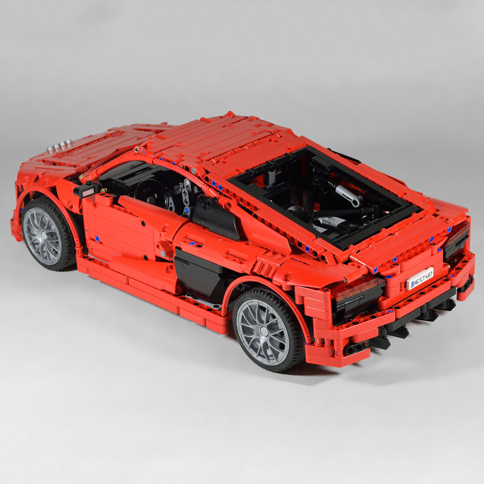 C250 R8 V10 Car Second Generation Model Red Version 1839 Parts Free Shipping-ZITIANYOUBUILD
