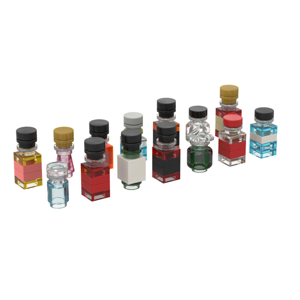 Custom MOC: C7811 14-in-1 Liquor Bottles Model 75 Parts Gift for Christmas-ZITIANYOUBUILD