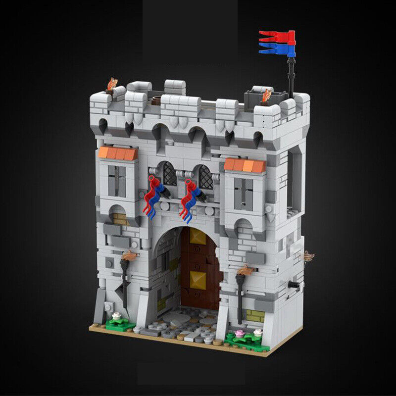 MOC-137106 Modular Castle 01 - Gatehouse for Castle / Village Series 722 Parts-ZITIANYOUBUILD