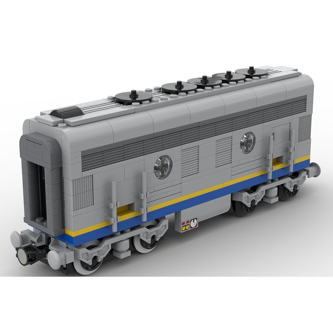 Custom MOC-82274 Blue Carriage Model 373 Parts Kids Gift for Christmas-ZITIANYOUBUILD