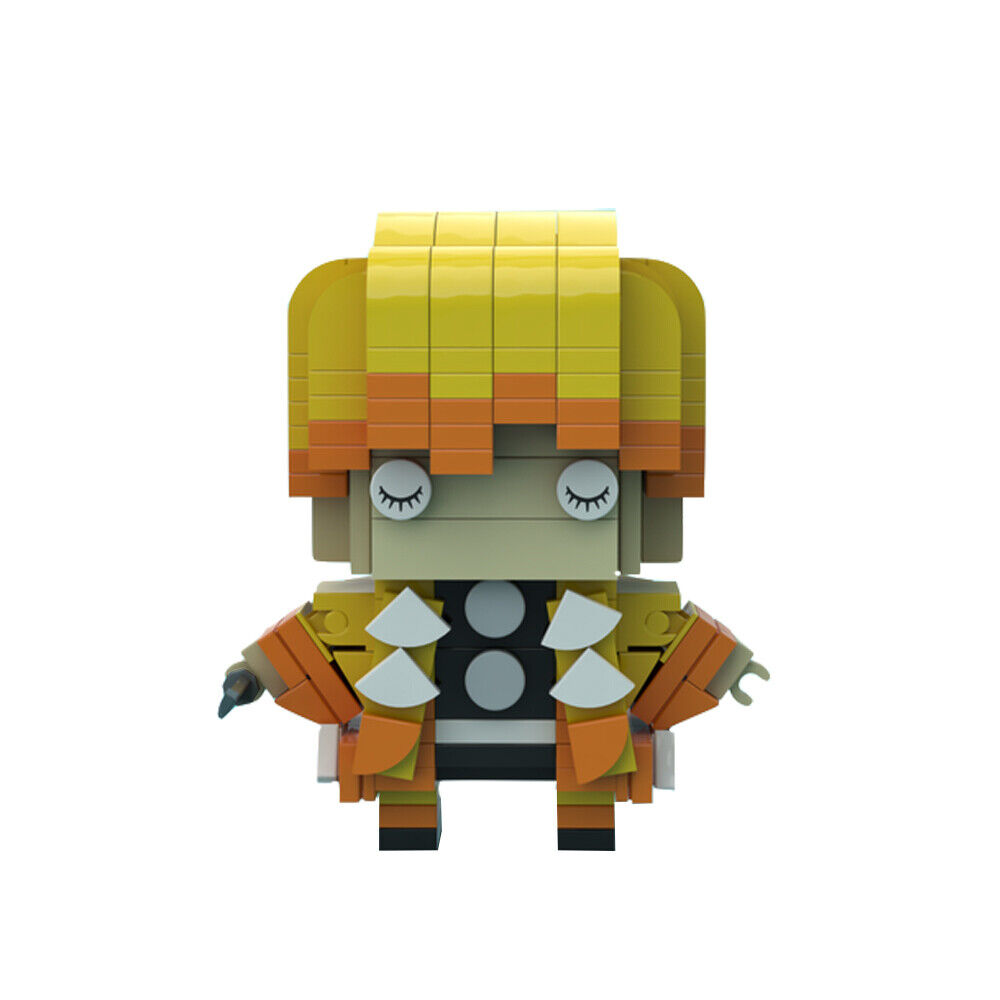 Custom MOC: C7667 Agatsuma Zenitsu Model 270 Parts & Packs Gift for Christmas-ZITIANYOUBUILD