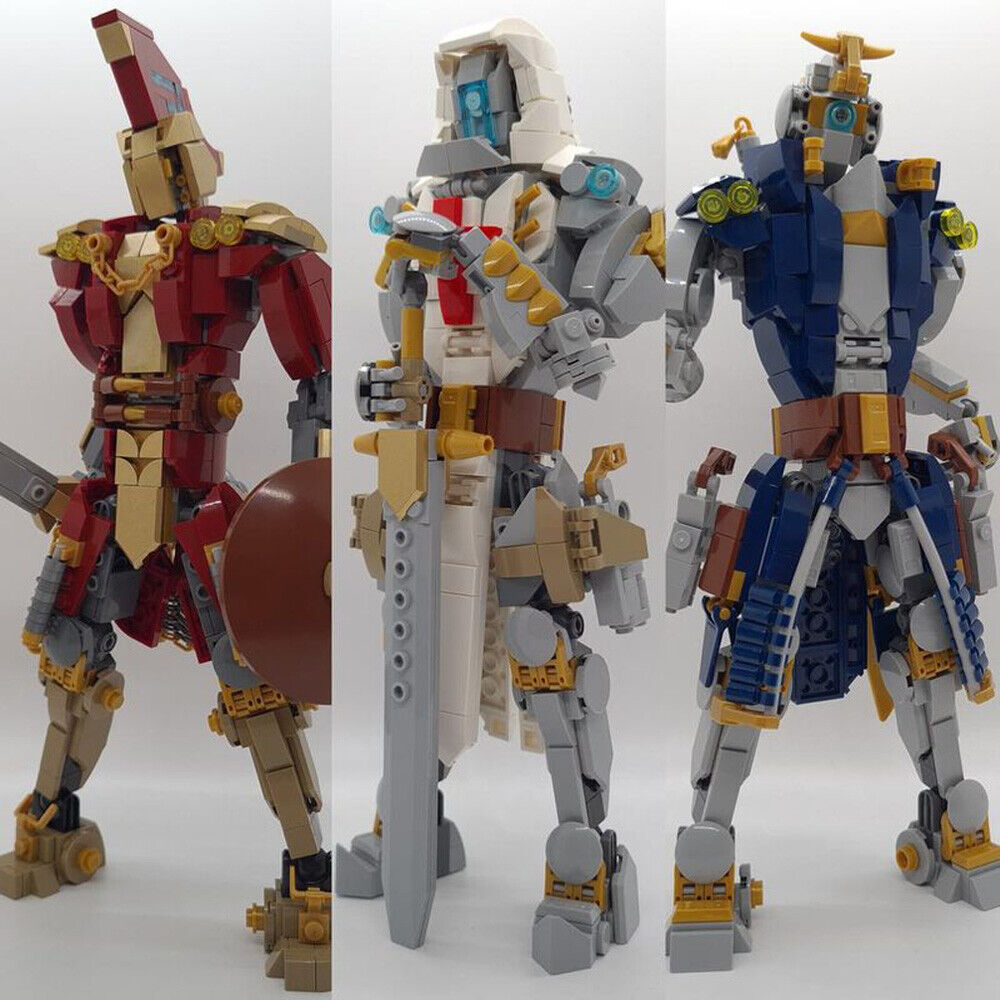 MOC-156343 3-in-1 The Swordsman Bundle Mech Suits for Collection 1535 Parts-ZITIANYOUBUILD