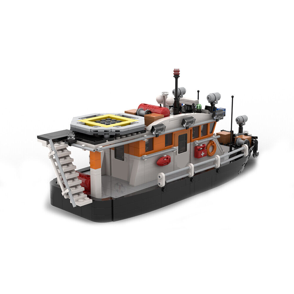 MOC-61813 Patrol Boat Patrol Craft, Patrol Ship, Patrol Vessel Model 601 Parts-ZITIANYOUBUILD