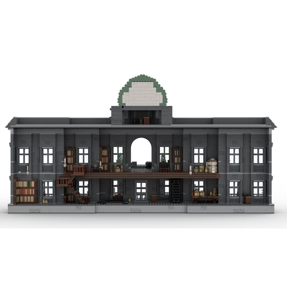 MOC-149065 A Facade with Interior, Doll's House Game Location 5400 Parts-ZITIANYOUBUILD