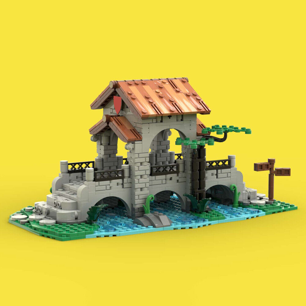 MOC-161587 Bridge Expansion for Medieval Castle Series Building Toys 743 Parts-ZITIANYOUBUILD
