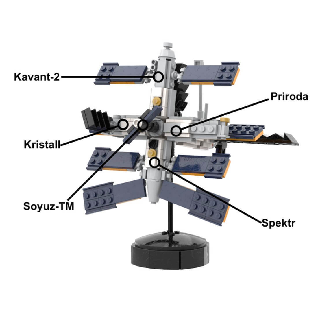 Custom MOC-122803 1/220 Scale Spacecraft Model 331 Parts Kids Gift for Christmas-ZITIANYOUBUILD