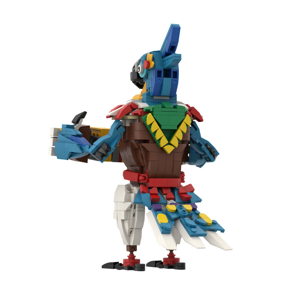 Custom MOC: C7749 Z-e-l-d-a- Game NPC Kass and Accordion Model 763 Parts-ZITIANYOUBUILD