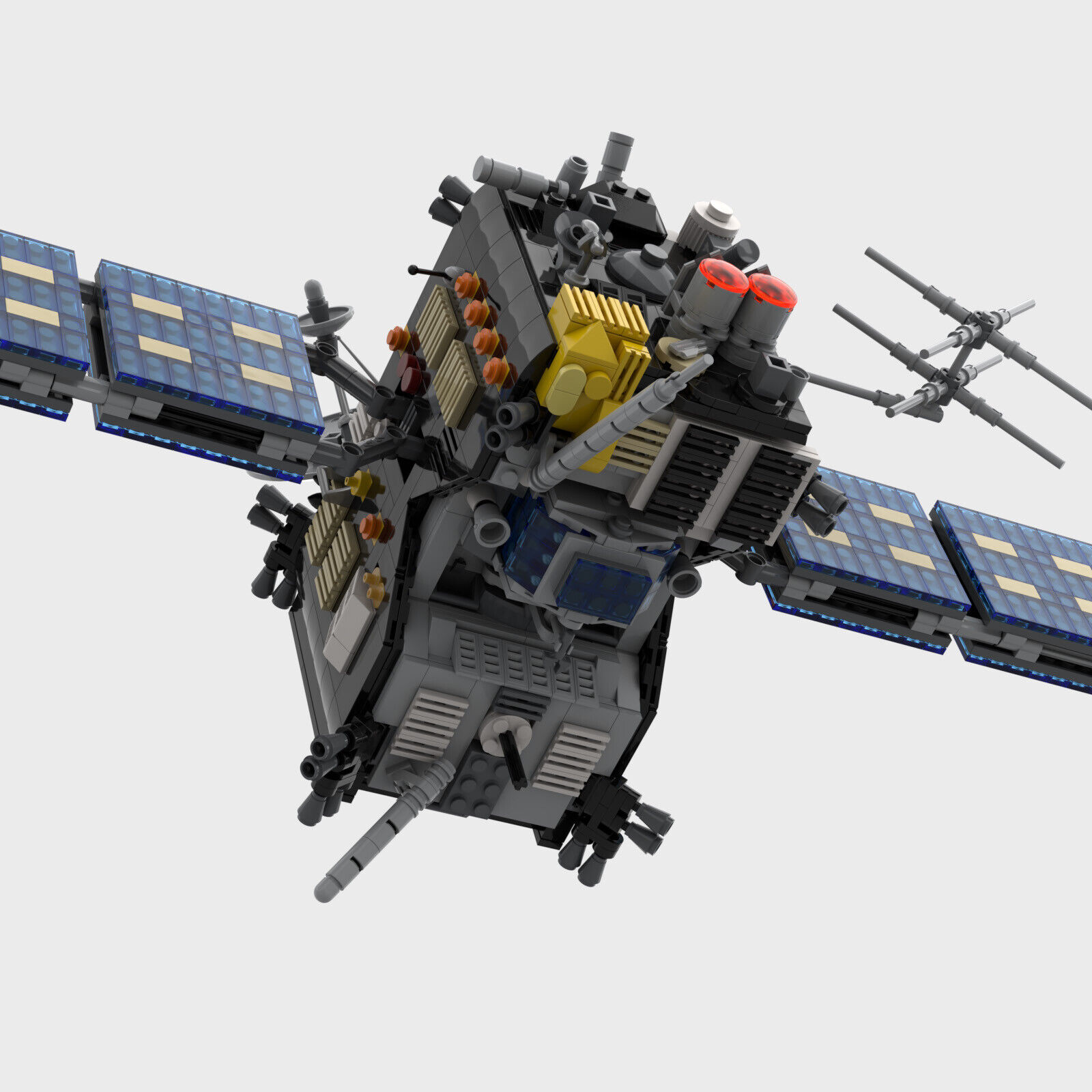 C7039 1:12 ESA Rosetta Philae Spacecraft 2320 Parts & Building Toys-ZITIANYOUBUILD