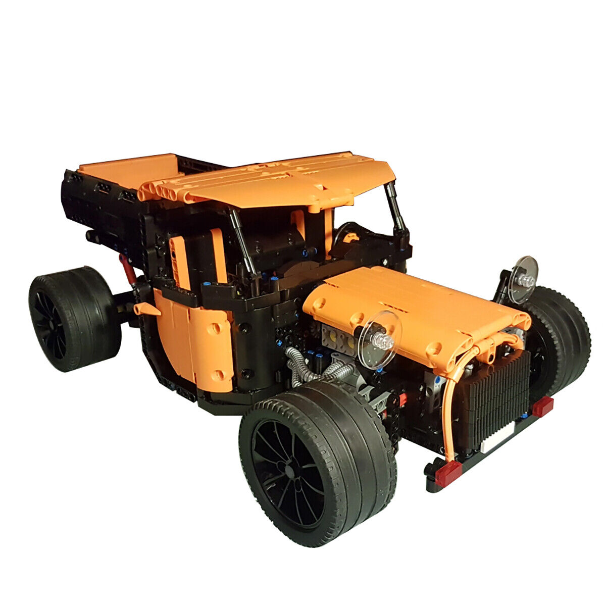 C3011 Fun Truck Pickup Oldschool Truck with Suspension Steering 1393 Parts-ZITIANYOUBUILD