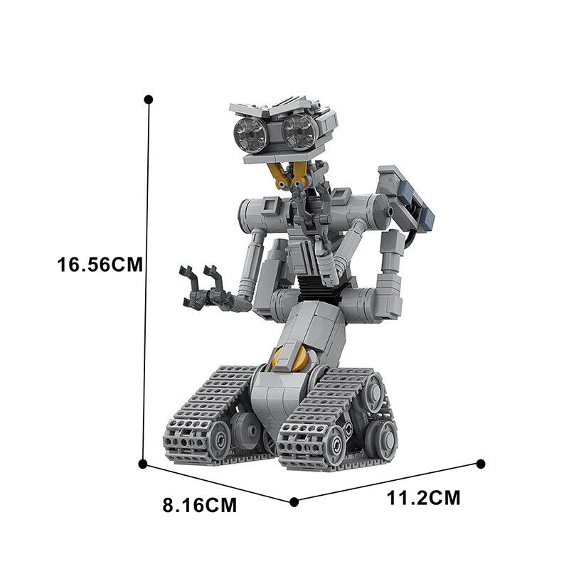 ZITIANYOUBUILD Johnny 5 Robot Premium Edition with Paper Instructions 313 Parts-ZITIANYOUBUILD