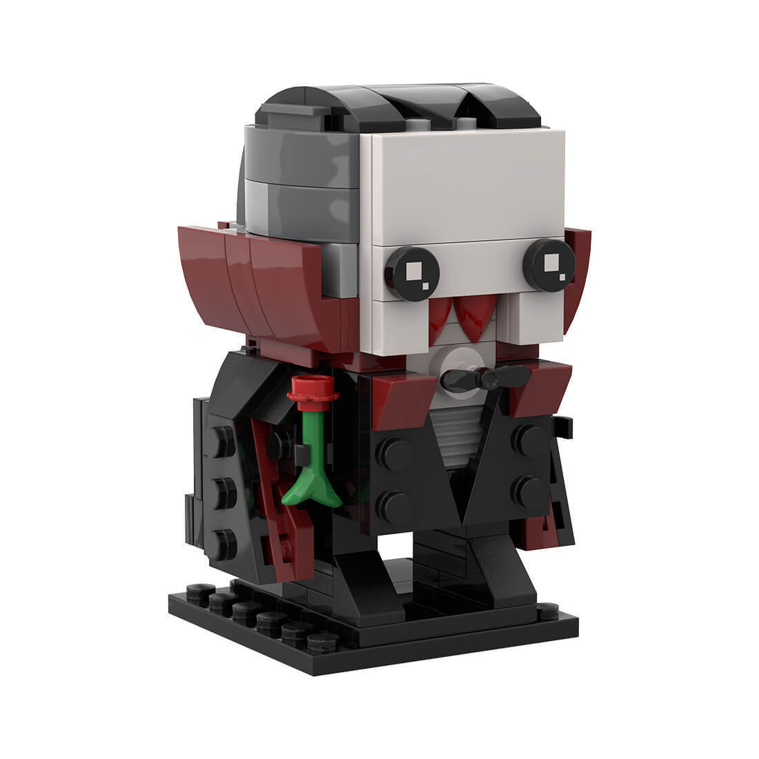 Custom MOC-158141 Square Head Dracula Model 152 Parts Toys Gift for Christmas-ZITIANYOUBUILD