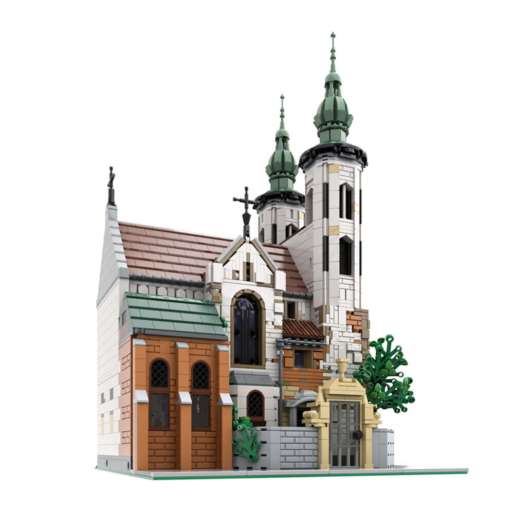 C9221 Medieval Church with Interior Modular Building 3056 Parts for City-ZITIANYOUBUILD